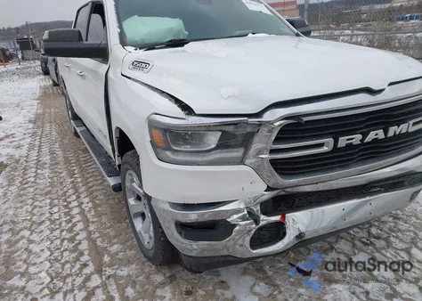 2019 Ram 1500 Big Horn/Lone Star 4X4 5'7 Box z USA, uszkodzony, nr VIN 1C6SRFFT6KN739826